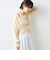 《アンサンブル対応》イタリー糸ラメシアーVネックカーディガン