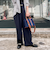 ウォッシャブル強撚ツイルワイドパンツ