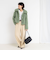 ウォッシャブル強撚ツイルワイドパンツ