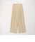 ウォッシャブル強撚ツイルワイドパンツ