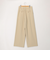 ウォッシャブル強撚ツイルワイドパンツ