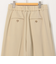 ウォッシャブル強撚ツイルワイドパンツ