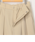 ウォッシャブル強撚ツイルワイドパンツ