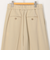 ウォッシャブル強撚ツイルワイドパンツ