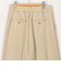 ウォッシャブル強撚ツイルワイドパンツ