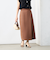 ウォッシャブル片タック タイトミディスカート