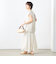 ウォッシャブル割繊フレアスカート