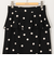 ドットプリントタイトミディスカート