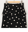 ドットプリントタイトミディスカート