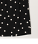 ドットプリントタイトミディスカート