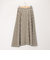 《セットアップ対応》ドビーストライプフレアスカート