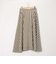 《セットアップ対応》ドビーストライプフレアスカート