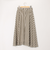 《セットアップ対応》ドビーストライプフレアスカート