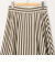 《セットアップ対応》ドビーストライプフレアスカート