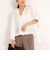 ビッグシルエットスキッパーブラウス
