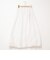 【MARILYN MOON/マリリーンムーン】beads motif taffeta asymmetry balloon skirt