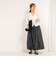 【MARILYN MOON/マリリーンムーン】beads motif taffeta asymmetry balloon skirt