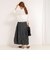 【MARILYN MOON/マリリーンムーン】beads motif taffeta asymmetry balloon skirt
