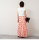 アートフラワーティアードスカート