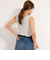 ラメリブタンクトップ