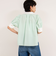 パフスリーブ半袖シャツブラウス