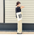 【MAQWEL/マクウェル】ウォッシャブルワッシャーイージーワイドパンツ