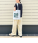 【MAQWEL/マクウェル】ウォッシャブルワッシャーイージーワイドパンツ