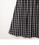 ウォッシャブルチェックタフタロングスカート
