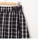 ウォッシャブルチェックタフタロングスカート