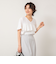 ◇【WEB限定】《セットアップ対応》ジュピター半袖フリルブラウス