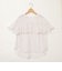 ◇【WEB限定】《セットアップ対応》ジュピター半袖フリルブラウス