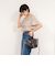 ◇【WEB限定】《セットアップ対応》ジュピター半袖フリルブラウス