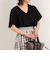 ◇【WEB限定】《セットアップ対応》ジュピター半袖フリルブラウス