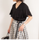 ◇【WEB限定】《セットアップ対応》ジュピター半袖フリルブラウス