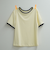 【MAQWEL/マクウェル】リンガーリブ半袖Tシャツ