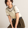 【MAQWEL/マクウェル】リンガーリブ半袖Tシャツ