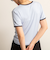 【MAQWEL/マクウェル】リンガーリブ半袖Tシャツ