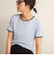 【MAQWEL/マクウェル】リンガーリブ半袖Tシャツ