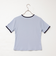 【MAQWEL/マクウェル】リンガーリブ半袖Tシャツ