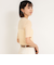 シアー配色トリミング半袖Tシャツ