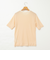 シアー配色トリミング半袖Tシャツ