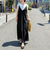 ウォッシャブルカットジャガードキャミワンピース
