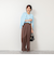 《アンサンブル対応/手洗い可能》綿ポリノースリーブプルオーバーニット
