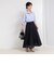 ウォッシャブルシアーチェックフレアスカート