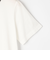 シルケット天竺衿配色ロゴTシャツ