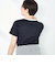 シルケット天竺衿配色ロゴTシャツ