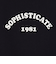 シルケット天竺衿配色ロゴTシャツ