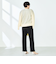 《セットアップ対応》ウォッシャブルマルチファンクションイージーセミフレアパンツ