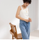 ◇【WEB限定】アシンメトリーカップ付きタンクトップ