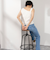 ◇【WEB限定】アシンメトリーカップ付きタンクトップ
